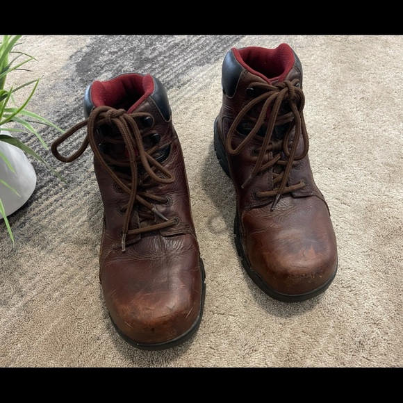 Wolverine Men’s Heavy Duty Strong Brown Boots - Picture 10 of 12